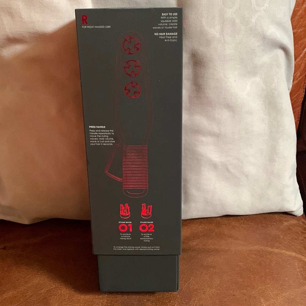 Cirrus Curly and Ripply Hair Styling Waver Tool 3 Ways;Black & Red.I love mine!
